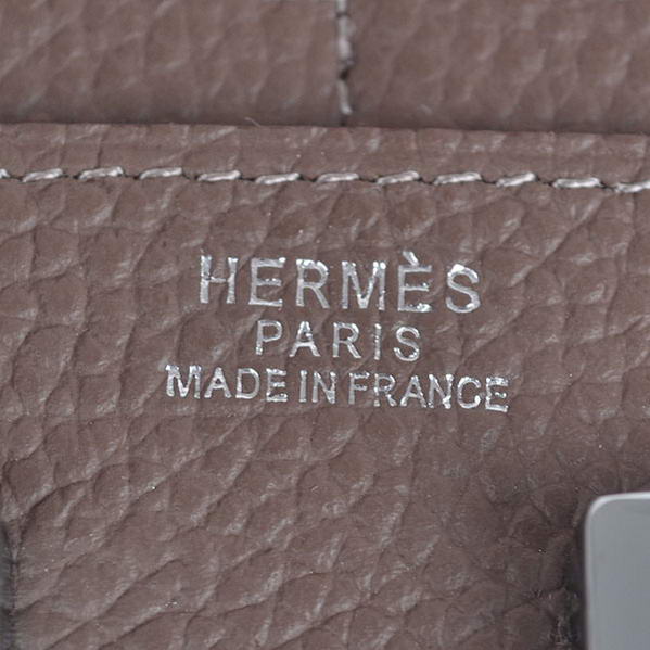 Cheap Fake Hermes Constance Long Wallets Khaki Calfskin Leather Silver - Click Image to Close